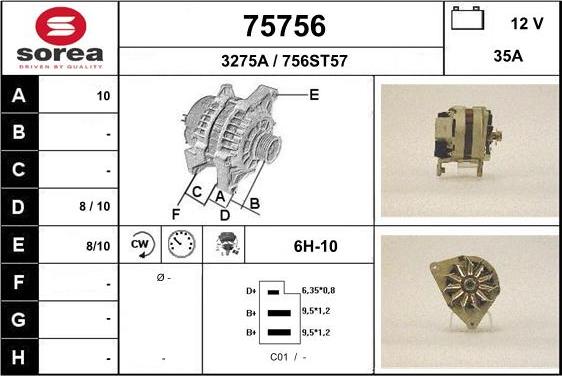 EAI 75756 - Генератор autocars.com.ua