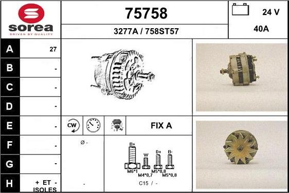 EAI 75758 - Генератор autocars.com.ua