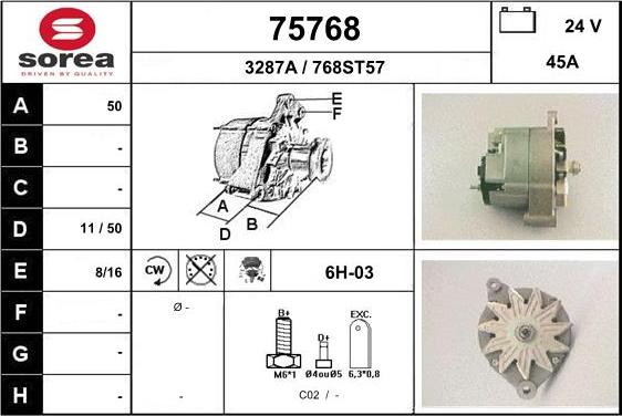 EAI 75768 - Генератор avtokuzovplus.com.ua