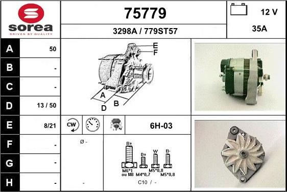 EAI 75779 - Генератор autocars.com.ua