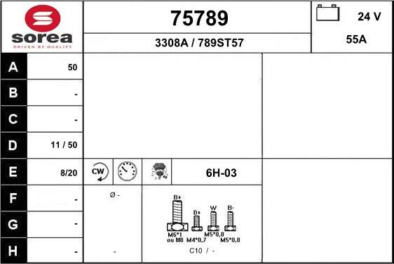 EAI 75789 - Генератор autocars.com.ua