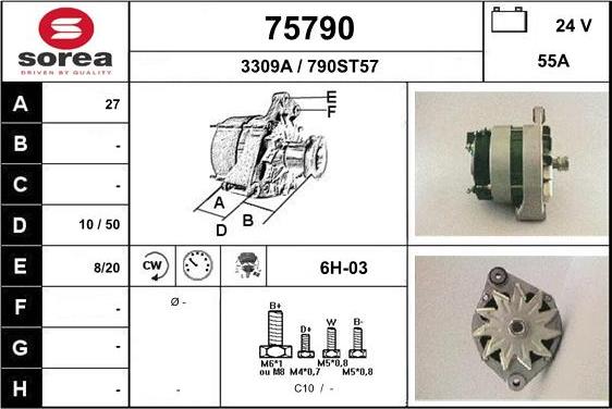 EAI 75790 - Генератор autocars.com.ua