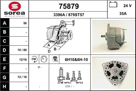 EAI 75879 - Генератор avtokuzovplus.com.ua