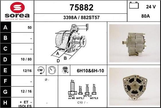 EAI 75882 - Генератор avtokuzovplus.com.ua