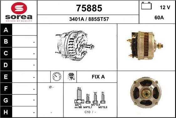 EAI 75885 - Генератор avtokuzovplus.com.ua