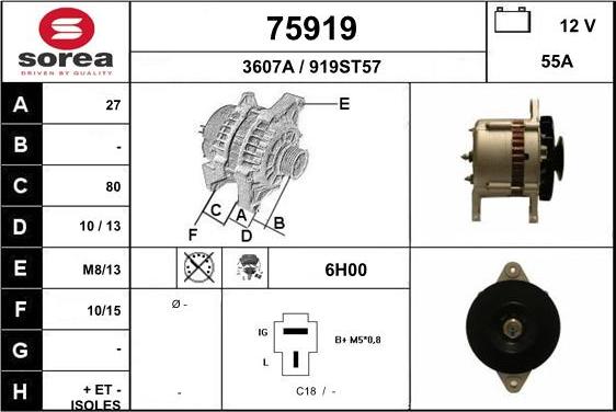 EAI 75919 - Генератор autocars.com.ua