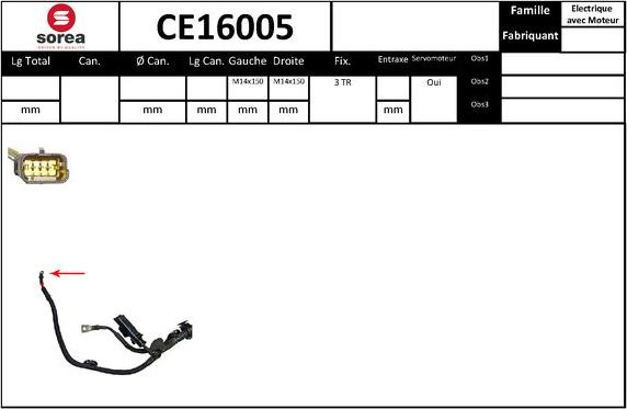 EAI CE16005 - Рульовий механізм, рейка autocars.com.ua