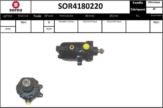 EAI SOR4180220 - Гідравлічний насос, рульове управління, ГУР autocars.com.ua