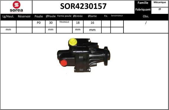 EAI SOR4230157 - Гидравлический насос, рулевое управление, ГУР autodnr.net