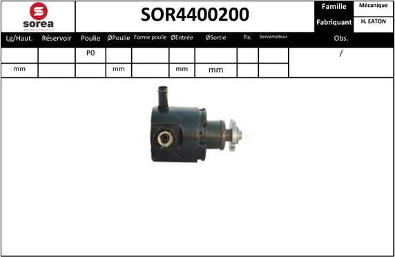 EAI SOR4400200 - Гідравлічний насос, рульове управління, ГУР autocars.com.ua