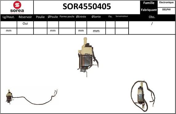 EAI SOR4550405 - Гідравлічний насос, рульове управління, ГУР autocars.com.ua