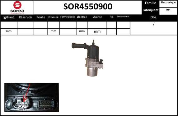 EAI SOR4550900 - Гідравлічний насос, рульове управління, ГУР autocars.com.ua