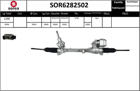 EAI SOR6282502 - Рулевой механизм, рейка autodnr.net