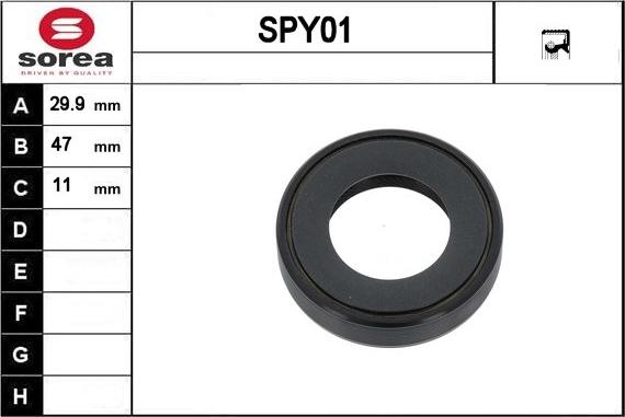 EAI SPY01 - Ущільнене кільце, диференціал autocars.com.ua