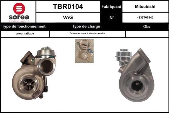EAI TBR0104 - Турбина, компрессор autodnr.net