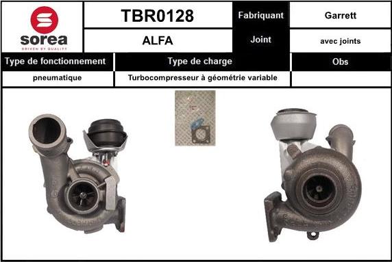 EAI TBR0128 - Компресор, наддув autocars.com.ua