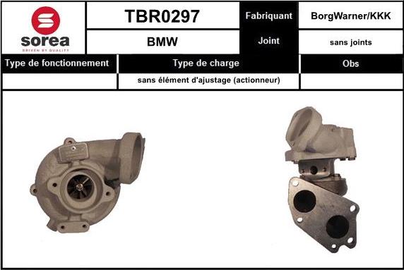 EAI TBR0297 - Компресор, наддув autocars.com.ua