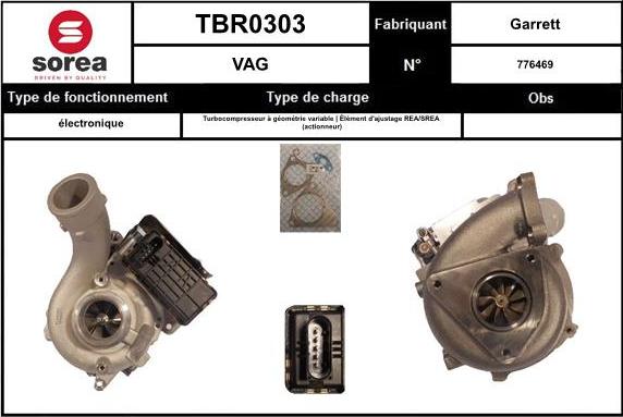 EAI TBR0303 - Турбина, компрессор avtokuzovplus.com.ua