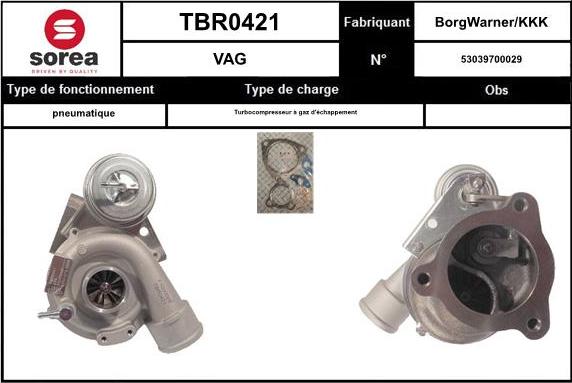 EAI TBR0421 - Турбина, компрессор autodnr.net