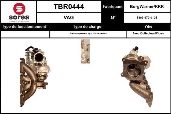 EAI TBR0444 - Турбина, компрессор avtokuzovplus.com.ua