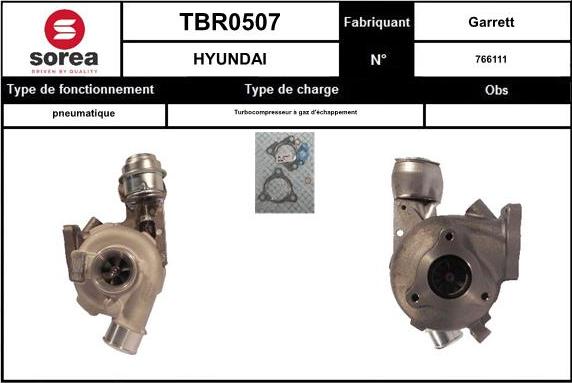 EAI TBR0507 - Турбина, компрессор avtokuzovplus.com.ua