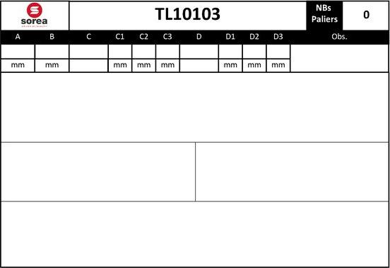 EAI TL10103 - Карданный вал, главная передача avtokuzovplus.com.ua