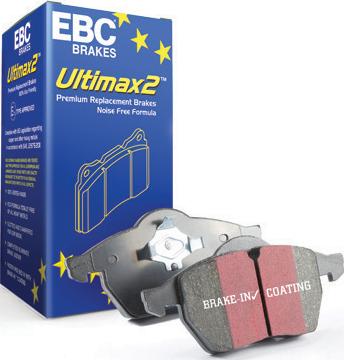 EBC Brakes DPX2253 - Гальмівні колодки, дискові гальма autocars.com.ua