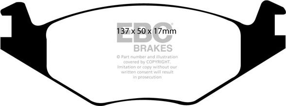 EBC Brakes DP21084 - Гальмівні колодки, дискові гальма autocars.com.ua