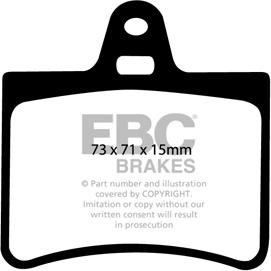 EBC Brakes DP1373 - Гальмівні колодки, дискові гальма autocars.com.ua