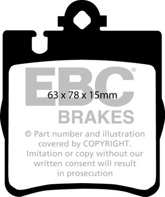 EBC Brakes DP21441 - Гальмівні колодки, дискові гальма autocars.com.ua