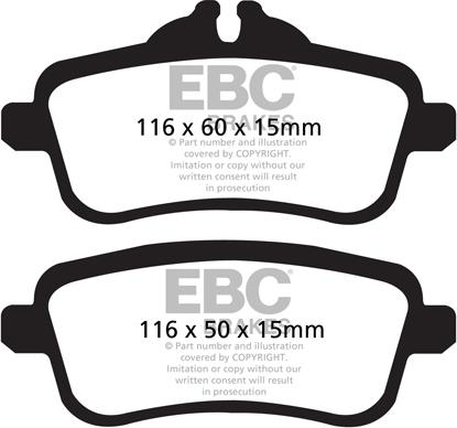 EBC Brakes DP32137C - Гальмівні колодки, дискові гальма autocars.com.ua