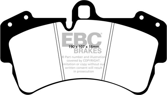EBC Brakes DP41473R - Гальмівні колодки, дискові гальма autocars.com.ua