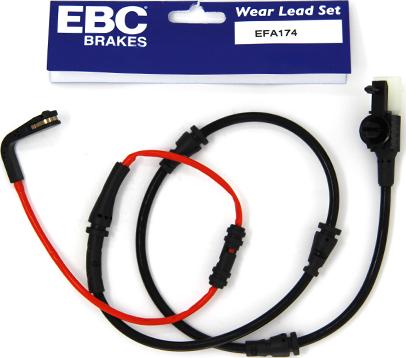 EBC Brakes EFA174 - Покажчик зносу, накладка гальмівної колодки autocars.com.ua