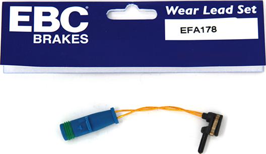 EBC Brakes EFA178 - Покажчик зносу, накладка гальмівної колодки autocars.com.ua