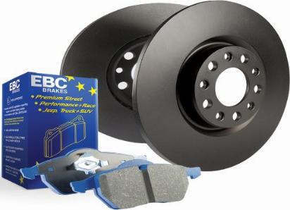 EBC Brakes PD04KR516 - Комплект економічних гальм autocars.com.ua