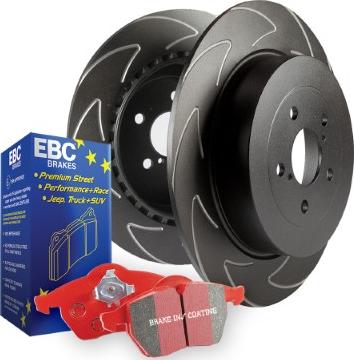 EBC Brakes PD17KF017 - Комплект экономичных тормозов avtokuzovplus.com.ua