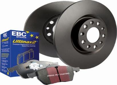 EBC Brakes PDKF1322 - Комплект економічних гальм autocars.com.ua