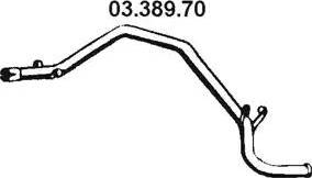 Eberspächer 03.389.70 - Труба вихлопного газу autocars.com.ua