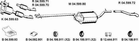 Eberspächer 042016 - Система випуску ОГ autocars.com.ua
