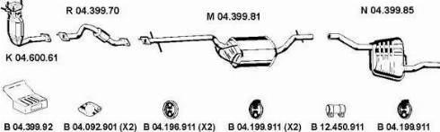 Eberspächer 042076 - Система випуску ОГ autocars.com.ua