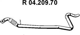 Eberspächer 04.209.70 - Труба вихлопного газу autocars.com.ua