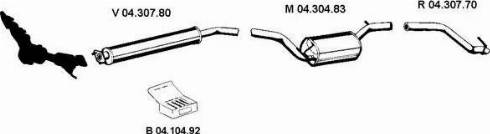 Eberspächer 042140 - Система випуску ОГ autocars.com.ua