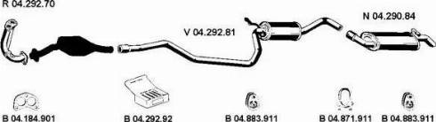 Eberspächer 042211 - Система випуску ОГ autocars.com.ua