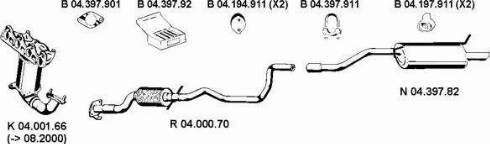 Eberspächer 042235 - Система випуску ОГ autocars.com.ua