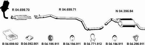 Eberspächer 042367 - Система випуску ОГ autocars.com.ua