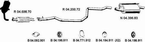 Eberspächer 042368 - Система випуску ОГ autocars.com.ua