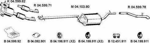 Eberspächer 042397 - Система випуску ОГ autocars.com.ua