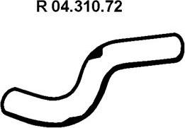 Eberspächer 04.310.72 - Труба выхлопного газа autodnr.net