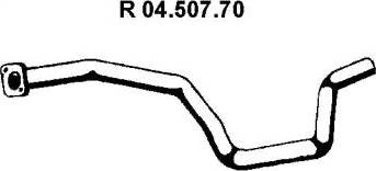 Eberspächer 04.507.70 - Труба вихлопного газу autocars.com.ua