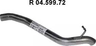 Eberspächer 04.599.72 - Труба вихлопного газу autocars.com.ua